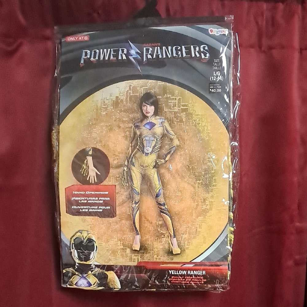 Disguise Power Rangers Yellow Ranger Costume